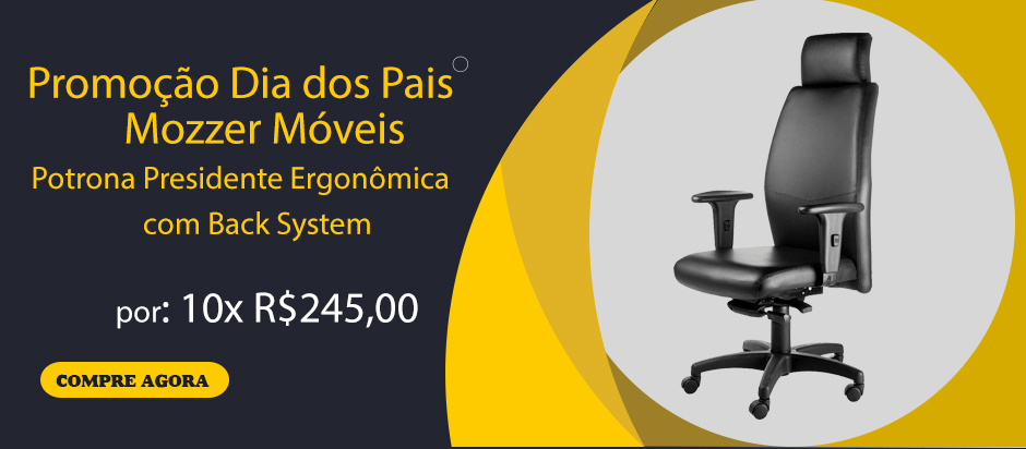 Promoção Poltrona Presidente Ergonômica